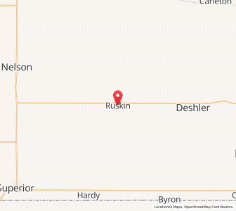 Map of Ruskin, Nebraska