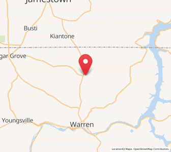 Map of Russell, Pennsylvania