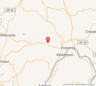 Map of Rutland, Ohio