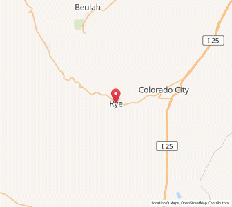 Map of Rye, Colorado