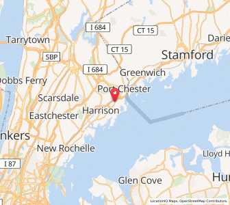 Map of Rye, New York