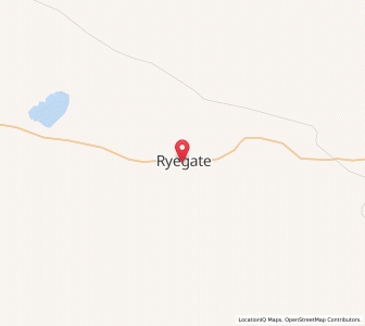 Map of Ryegate, Montana