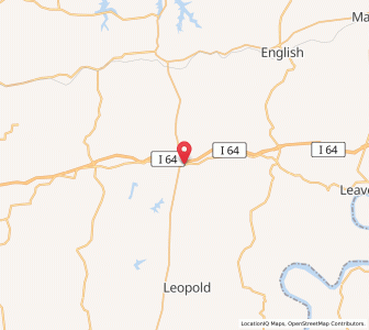 Map of Saint Croix, Indiana