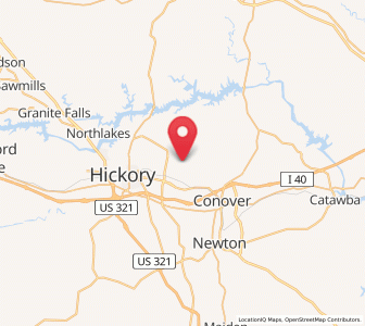 Map of Saint Saintephens, North Carolina