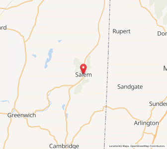 Map of Salem, New York