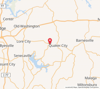 Map of Salesville, Ohio