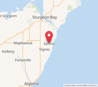 Map of Salona, Wisconsin