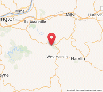 Map of Salt Rock, West Virginia