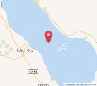 Map of Salton Sea, California