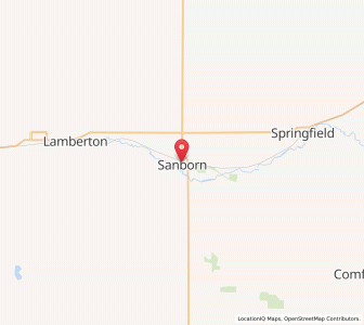 Map of Sanborn, Minnesota