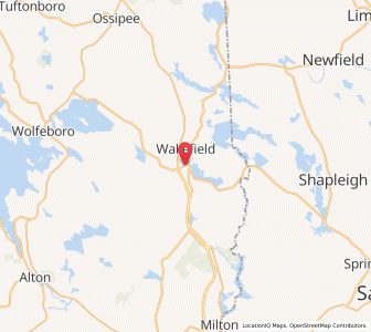 Map of Sanbornville, New Hampshire