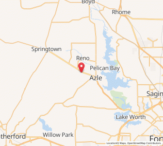 Map of Sanctuary, Texas