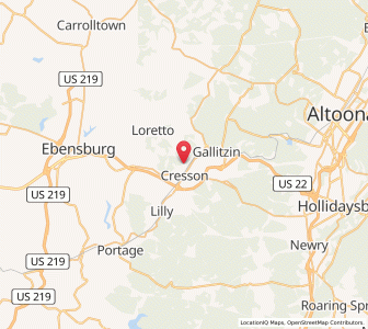 Map of Sankertown, Pennsylvania