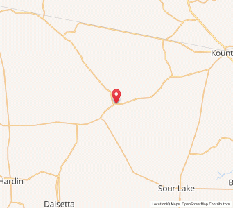 Map of Saratoga, Texas