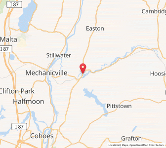 Map of Schaghticoke, New York