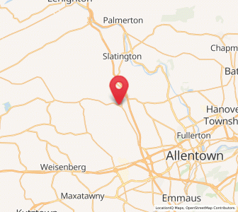 Map of Schnecksville, Pennsylvania