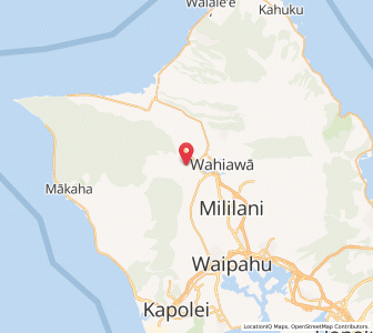 Map of Schofield Barracks, Hawaii