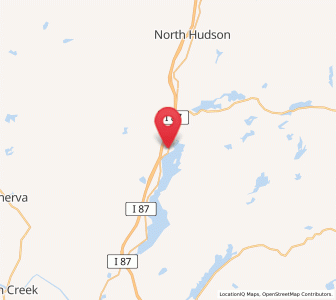 Map of Schroon Lake, New York