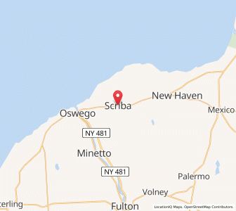 Map of Scriba, New York