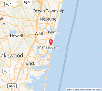 Map of Sea Girt, New Jersey