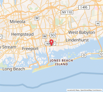 Map of Seaford, New York