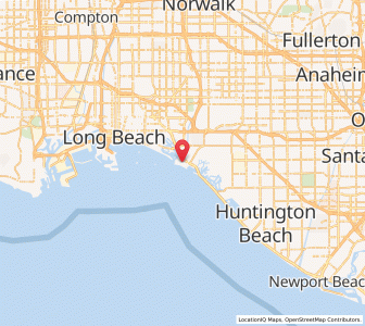 Map of Seal Beach, California