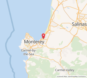 Map of Seaside, California