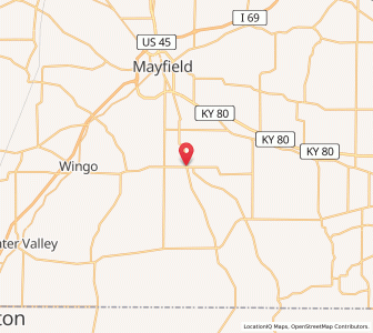 Map of Sedalia, Kentucky