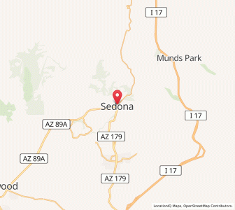 Map of Sedona, Arizona
