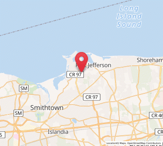 Map of Setauket-East Setauket, New York