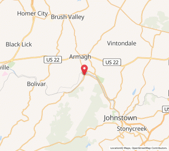 Map of Seward, Pennsylvania