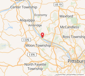 Map of Sewickley, Pennsylvania