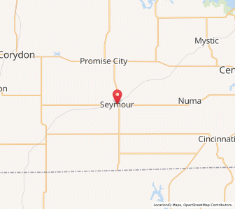 Map of Seymour, Iowa