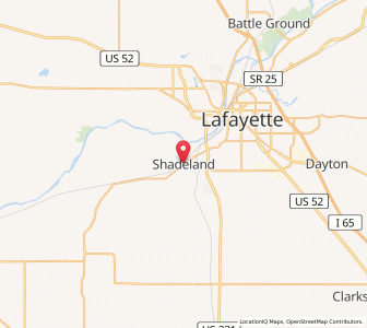 Map of Shadeland, Indiana