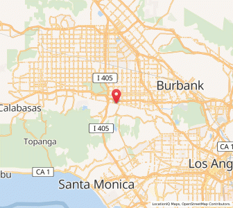 Map of Sherman Oaks, California