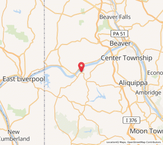 Map of Shippingport, Pennsylvania