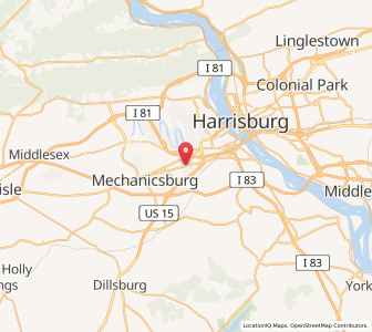 Map of Shiremanstown, Pennsylvania