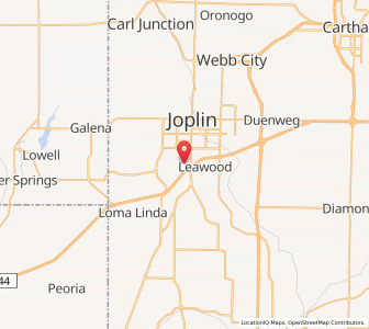 Map of Shoal Creek Drive, Missouri