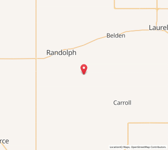 Map of Sholes, Nebraska