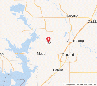 Map of Silo, Oklahoma