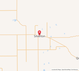 Map of Silverton, Texas