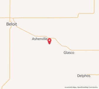 Map of Simpson, Kansas