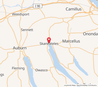 Map of Skaneateles, New York