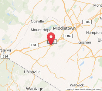 Map of Slate Hill, New York