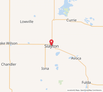 Map of Slayton, Minnesota