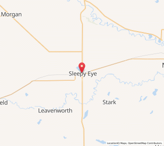 Map of Sleepy Eye, Minnesota