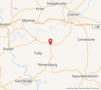 Map of Sligo, Pennsylvania