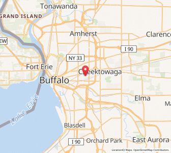 Map of Sloan, New York