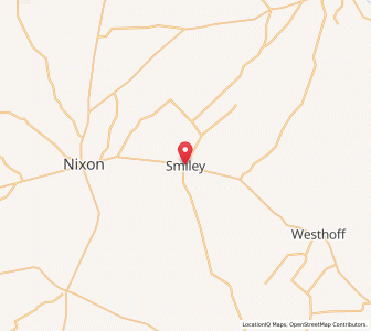 Map of Smiley, Texas
