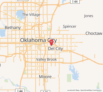 Map of Smith Village, Oklahoma